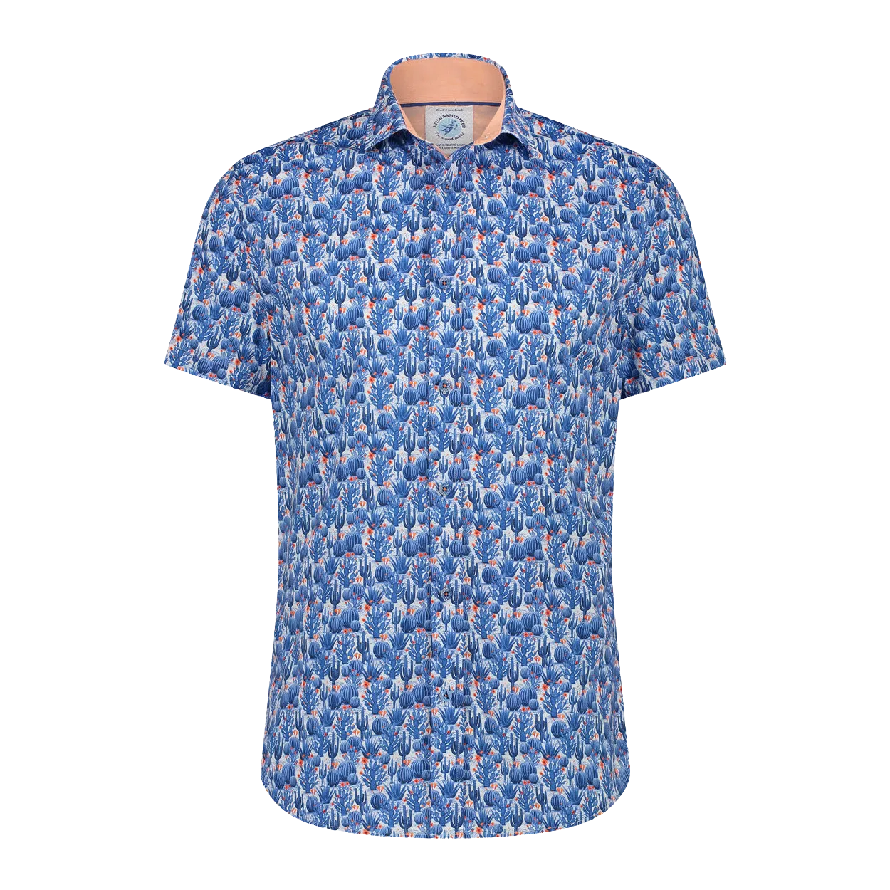 A Fish Named Fred Shirt Sleeve Cactus Print Shirt