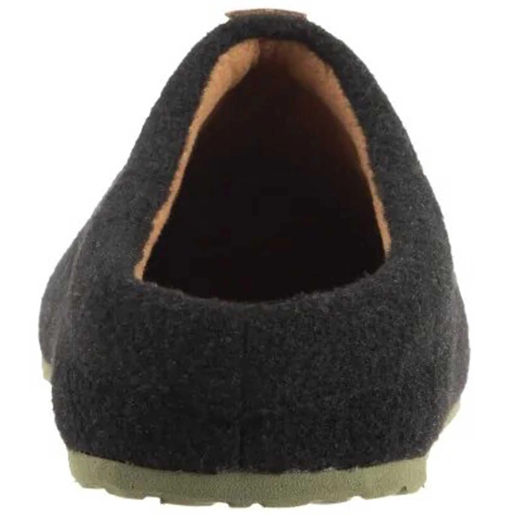 Acorn Men's Wool Slippers - Faux Wool Algae Infused, Black, X-Large | A19023BLKMXL