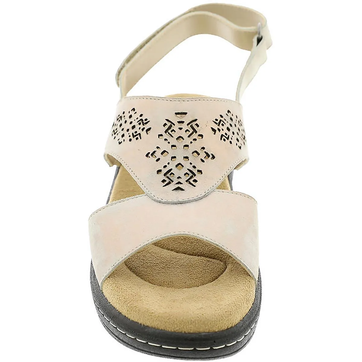 Array Womens Seaside Leather Wedge Sandals
