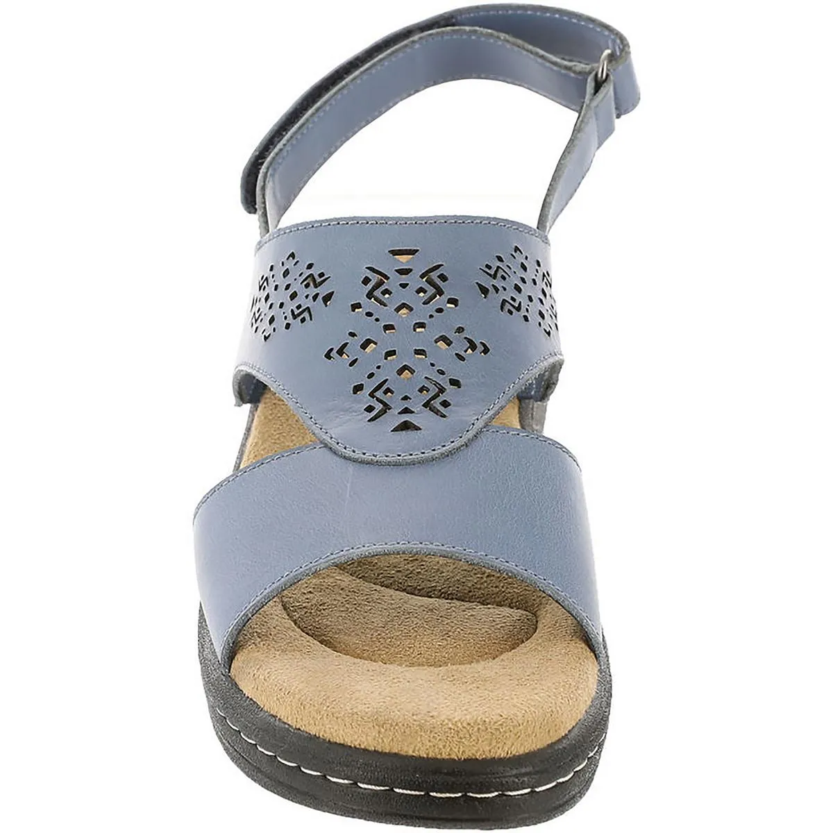 Array Womens Seaside Leather Wedge Sandals