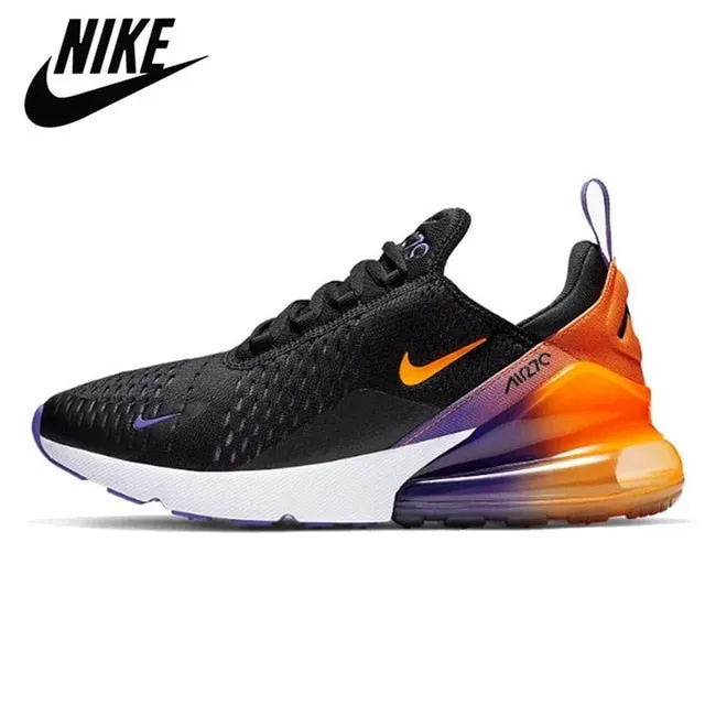 Authentic Air Max 270 Men's Running Shoes Anthracite Core White USA AirMax 27C Fashion Women's Sports Sneakers