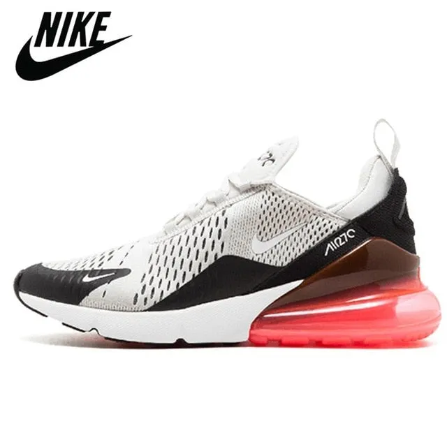 Authentic Air Max 270 Men's Running Shoes Anthracite Core White USA AirMax 27C Fashion Women's Sports Sneakers