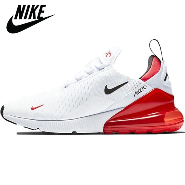 Authentic Air Max 270 Men's Running Shoes Anthracite Core White USA AirMax 27C Fashion Women's Sports Sneakers