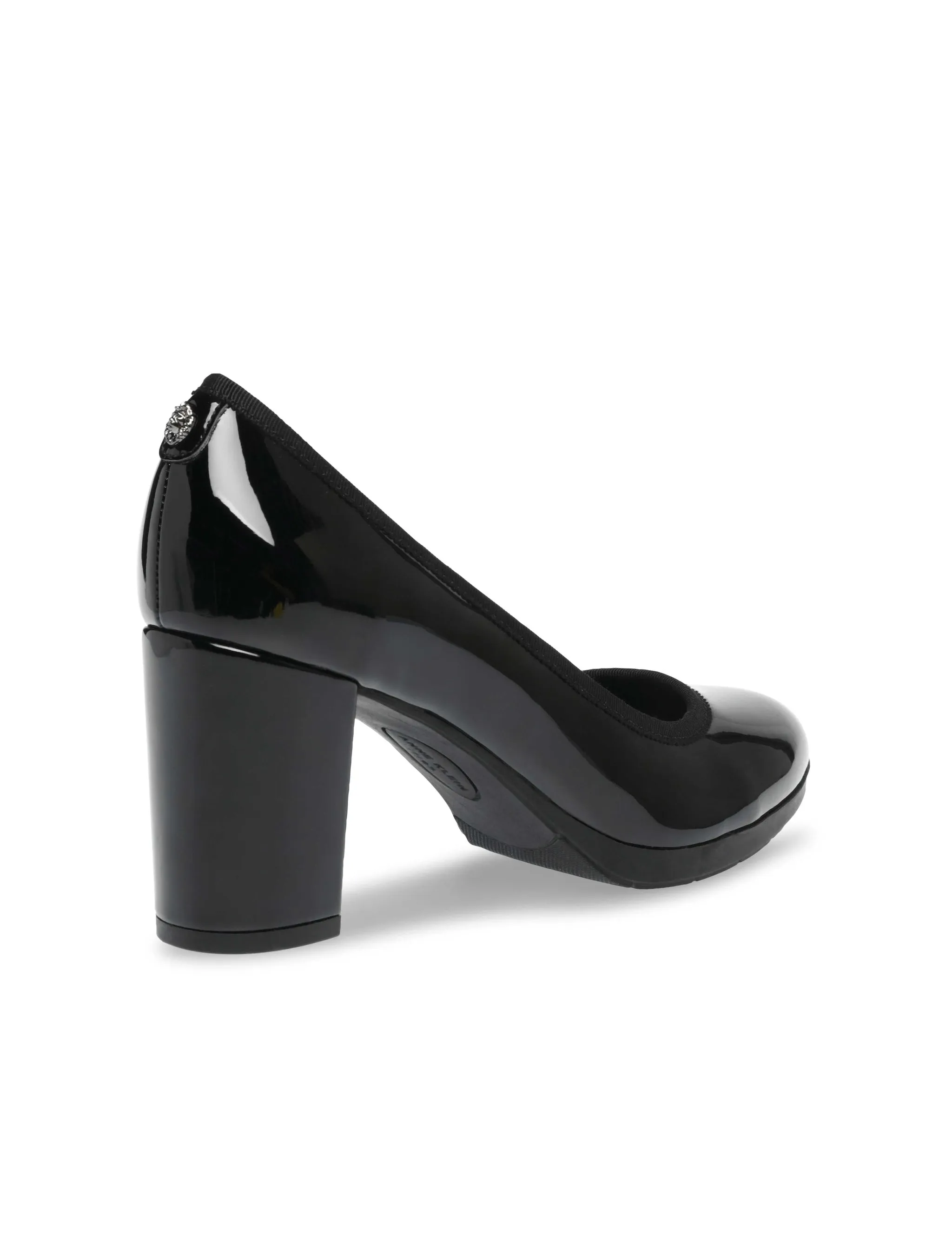 Castana Black Patent Leather Anne Klein Pumps