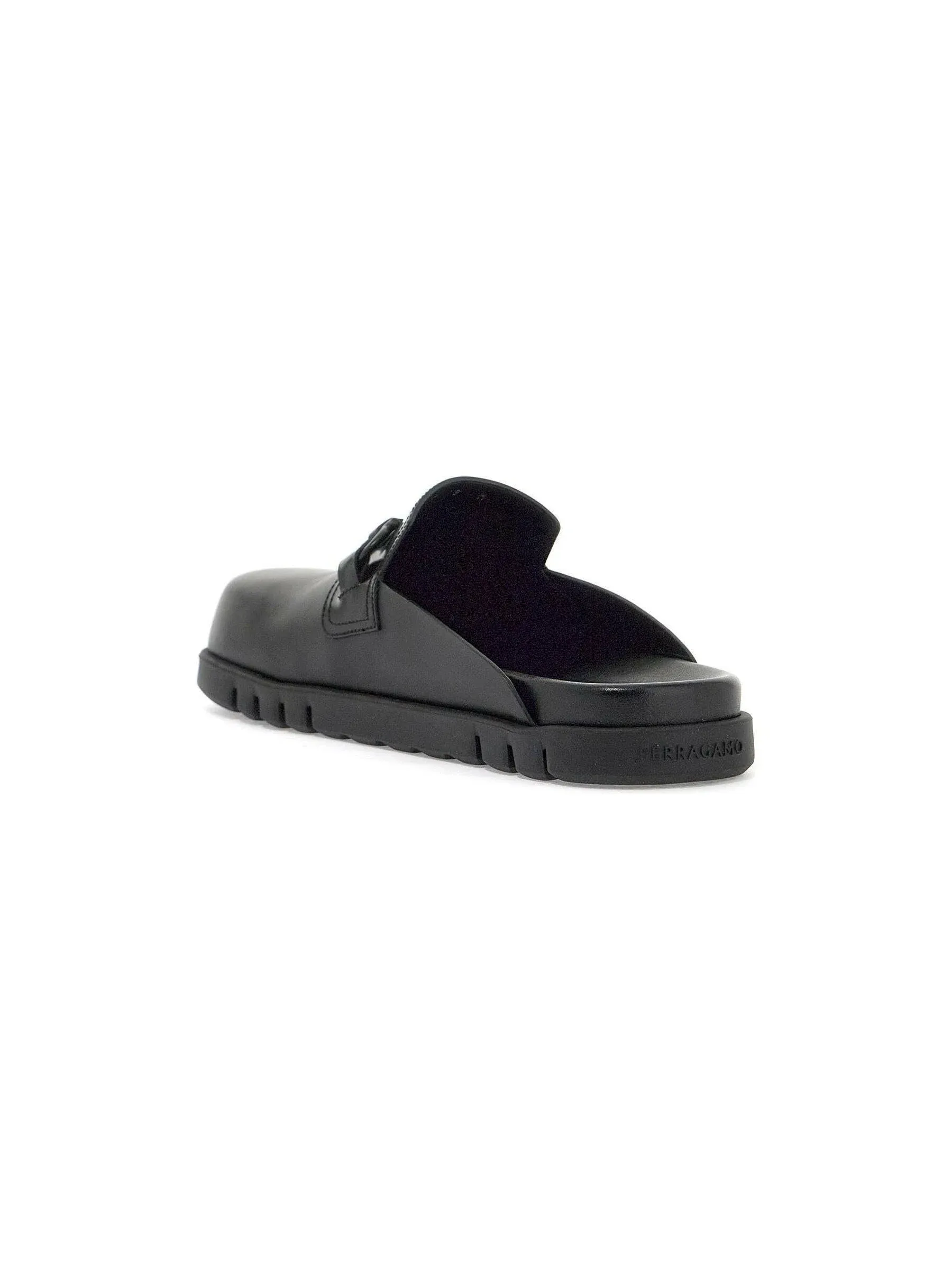Cinno Gancini Leather Mules