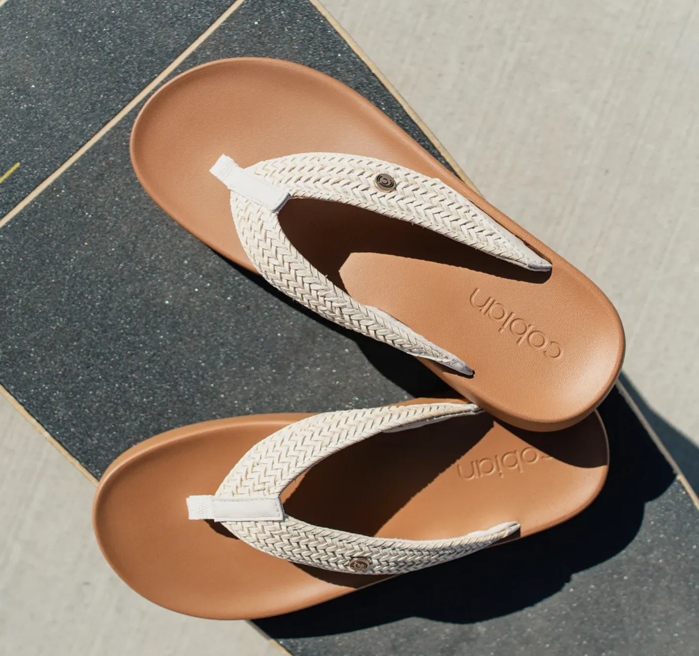 Cobian Palmilla Cream Sandal
