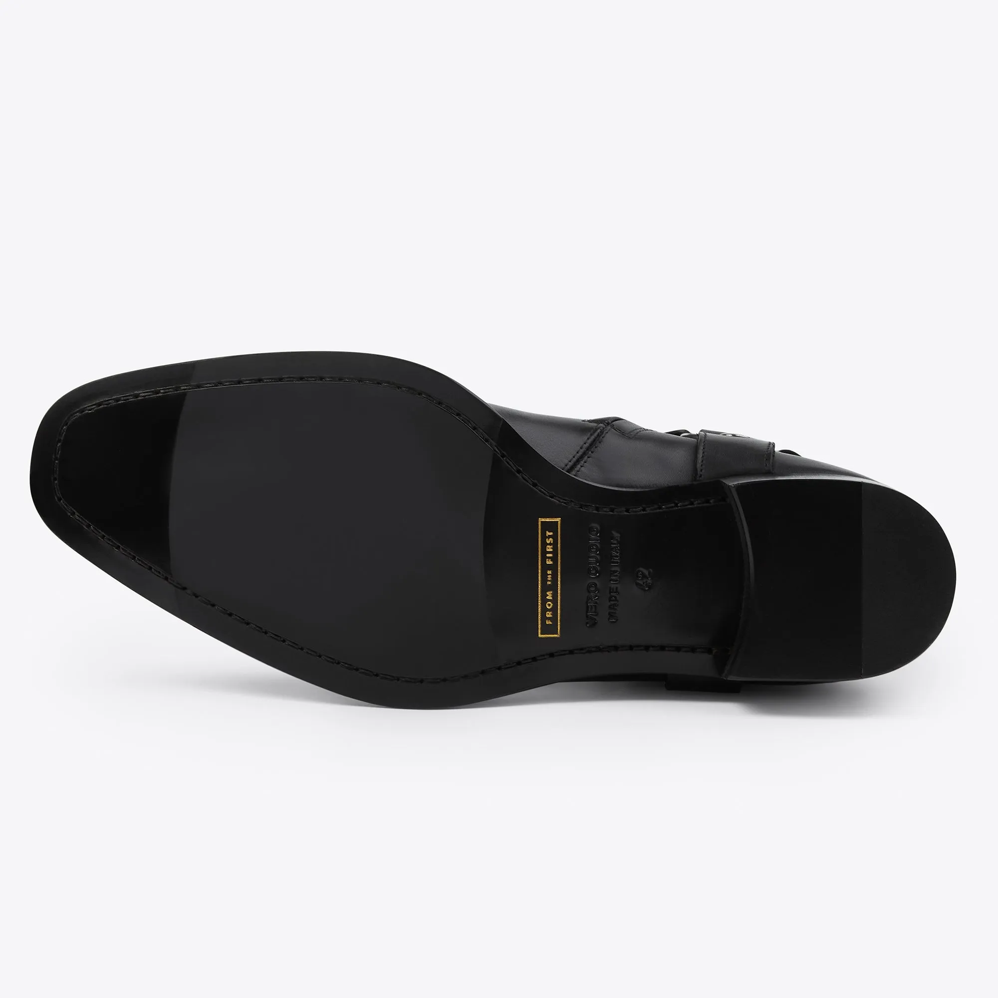 Enzo 40mm Harness (Concealed) Zip Boots - Black Leather