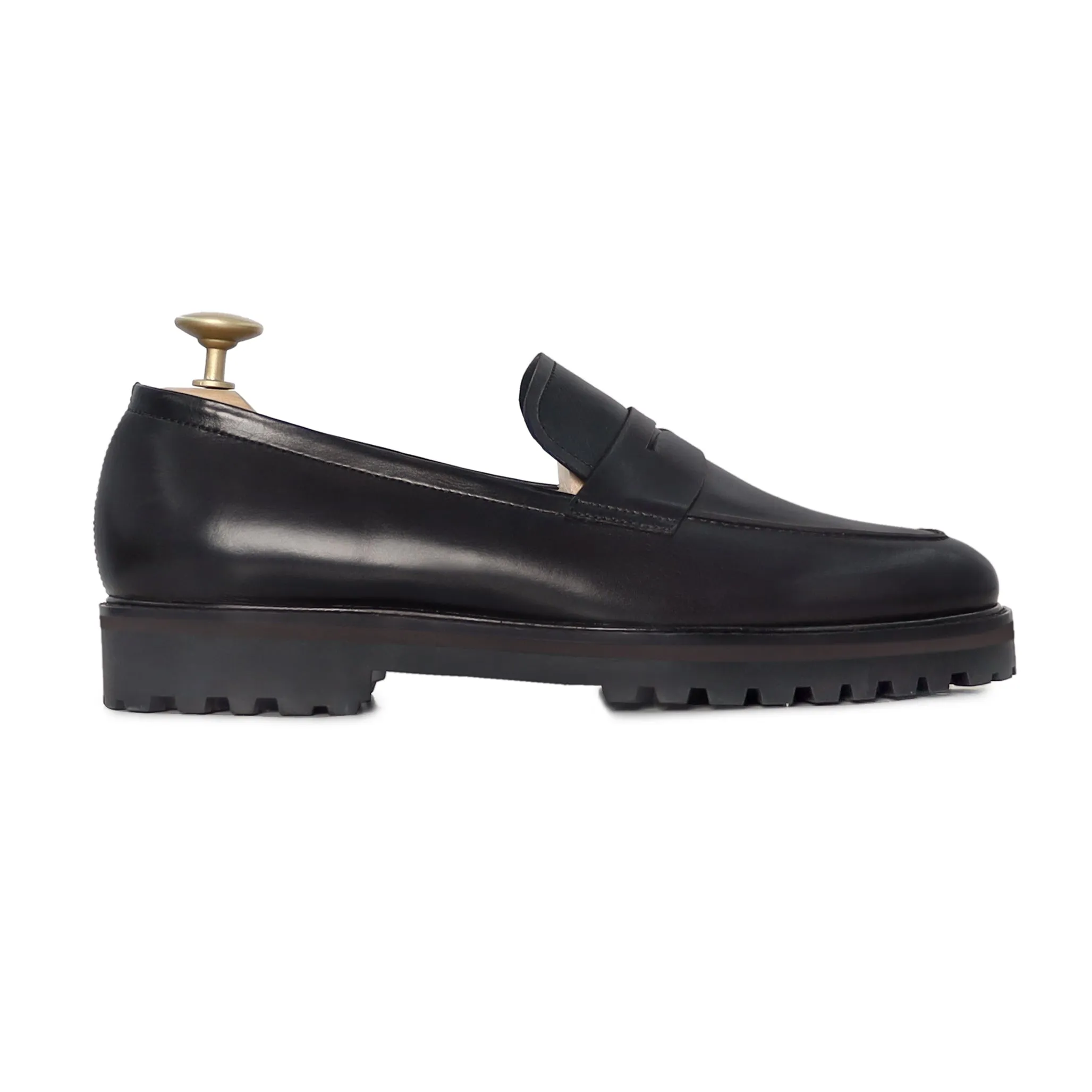 Fabinho - Men's Black Calf Leather Loafer