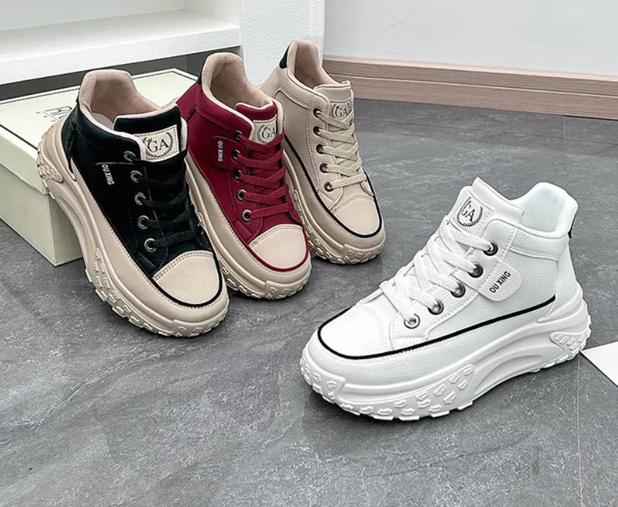 Fashion Thick-Sole Versatile Sneakers