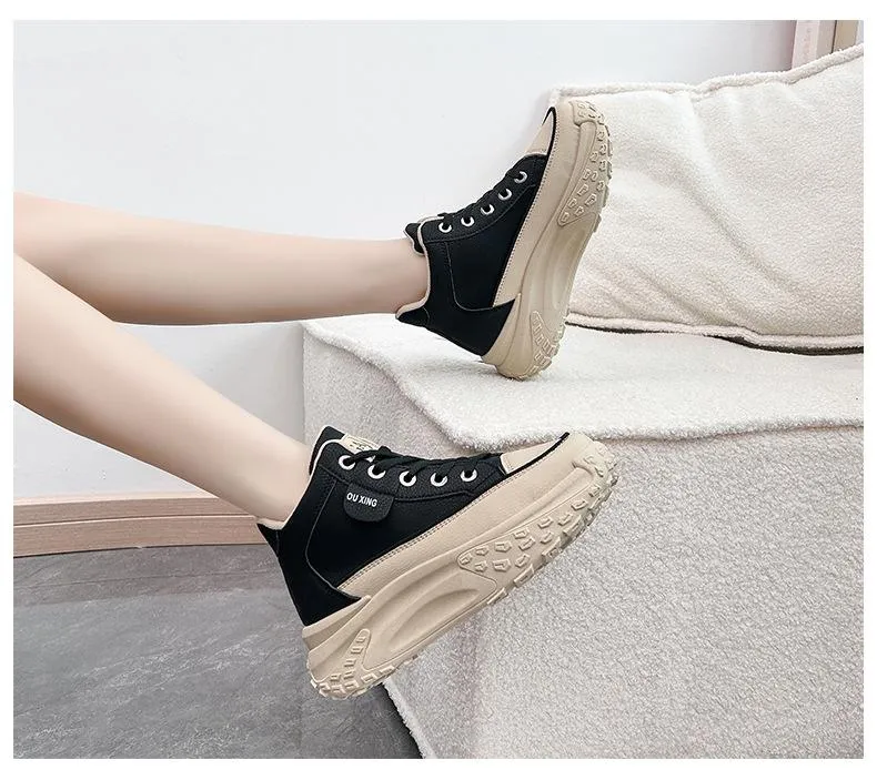 Fashion Thick-Sole Versatile Sneakers