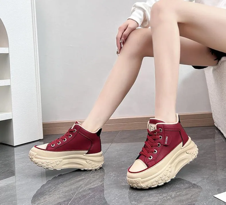 Fashion Thick-Sole Versatile Sneakers