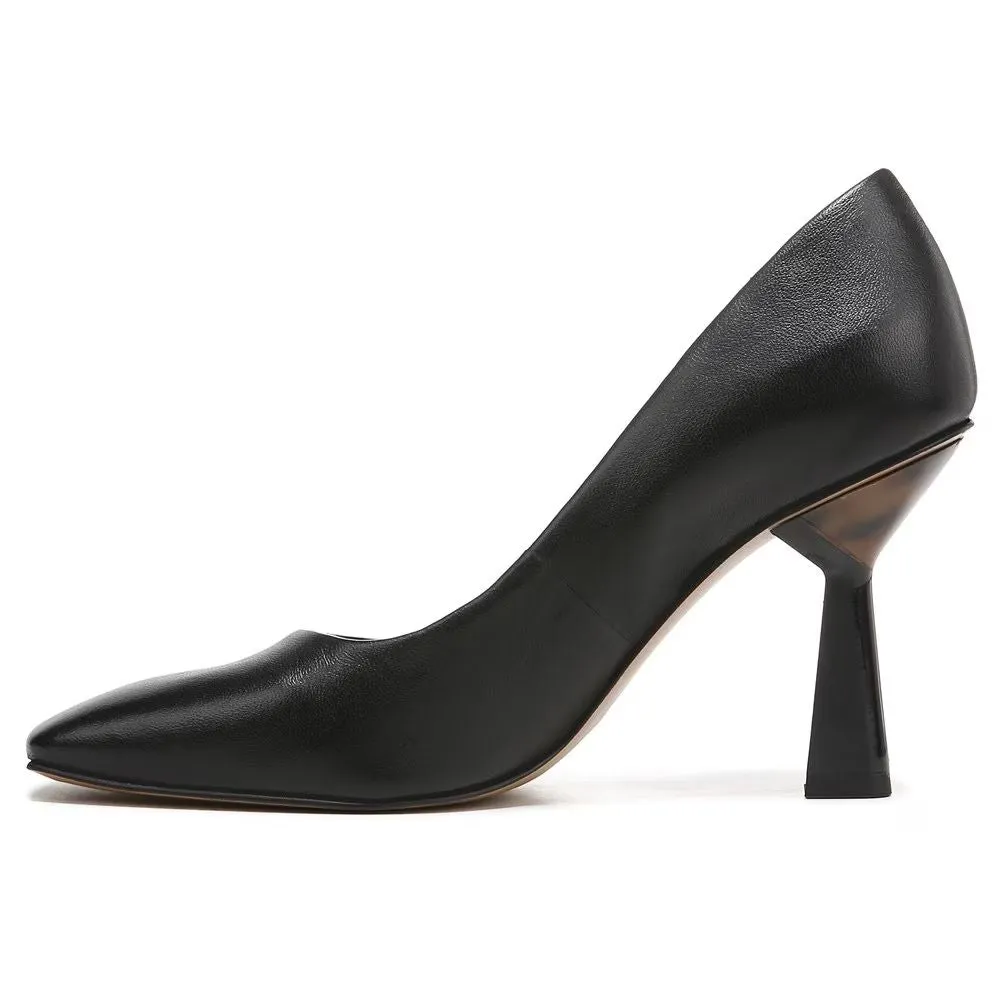 Finley Black Leather Franco Sarto Pumps