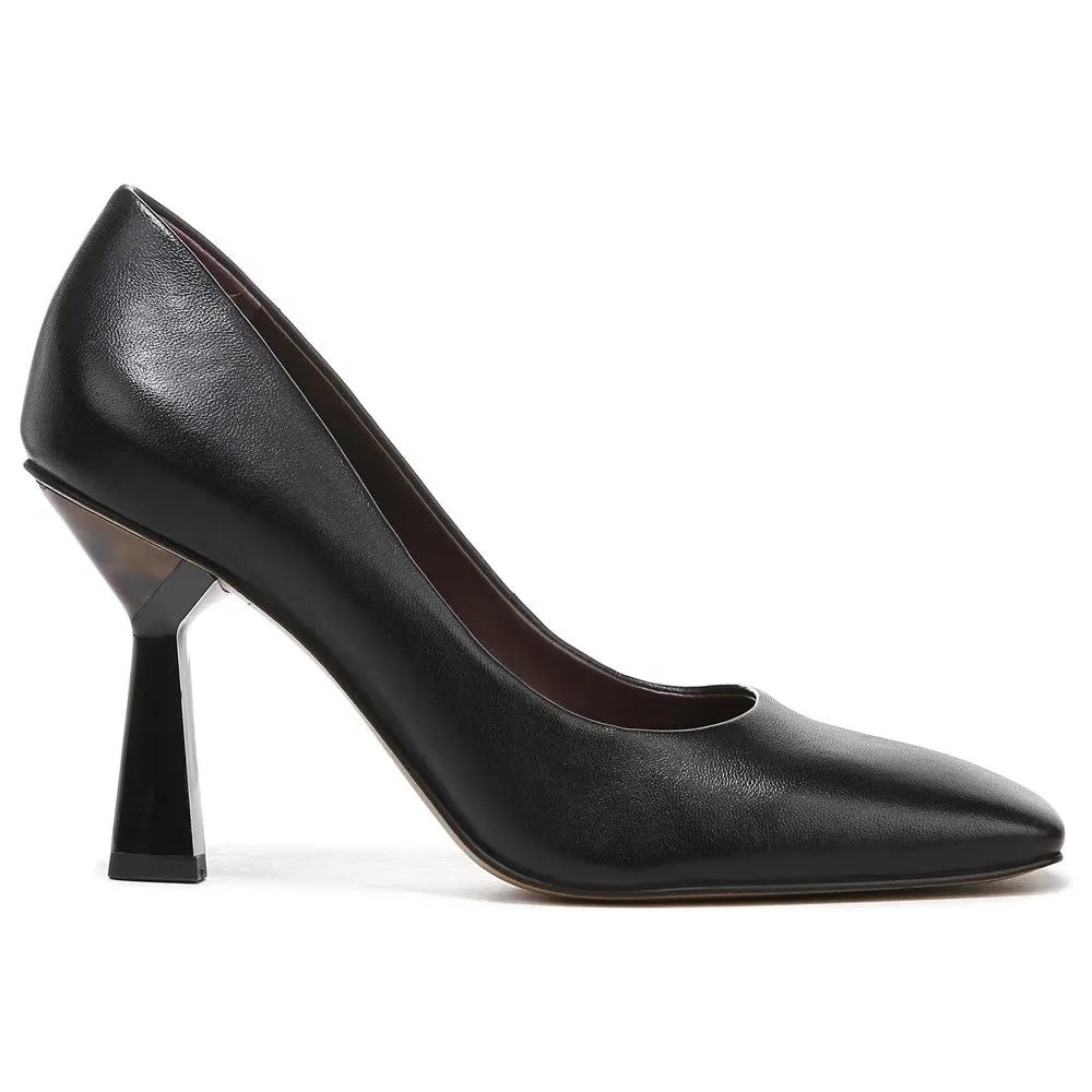 Finley Black Leather Franco Sarto Pumps