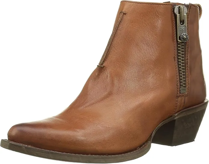 FRYE SACHA MOTO SHOOTIE LEATHER BOOTIES
