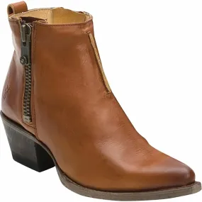 FRYE SACHA MOTO SHOOTIE LEATHER BOOTIES