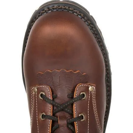 Georgia Men's AMP LT Logger Composite Toe Waterproof Work Boot - Brown - GB00236