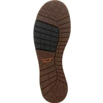 Georgia Men's AMP LT Wedge Chelsea Steel Toe Waterproof Work Boot - Brown - GB00353