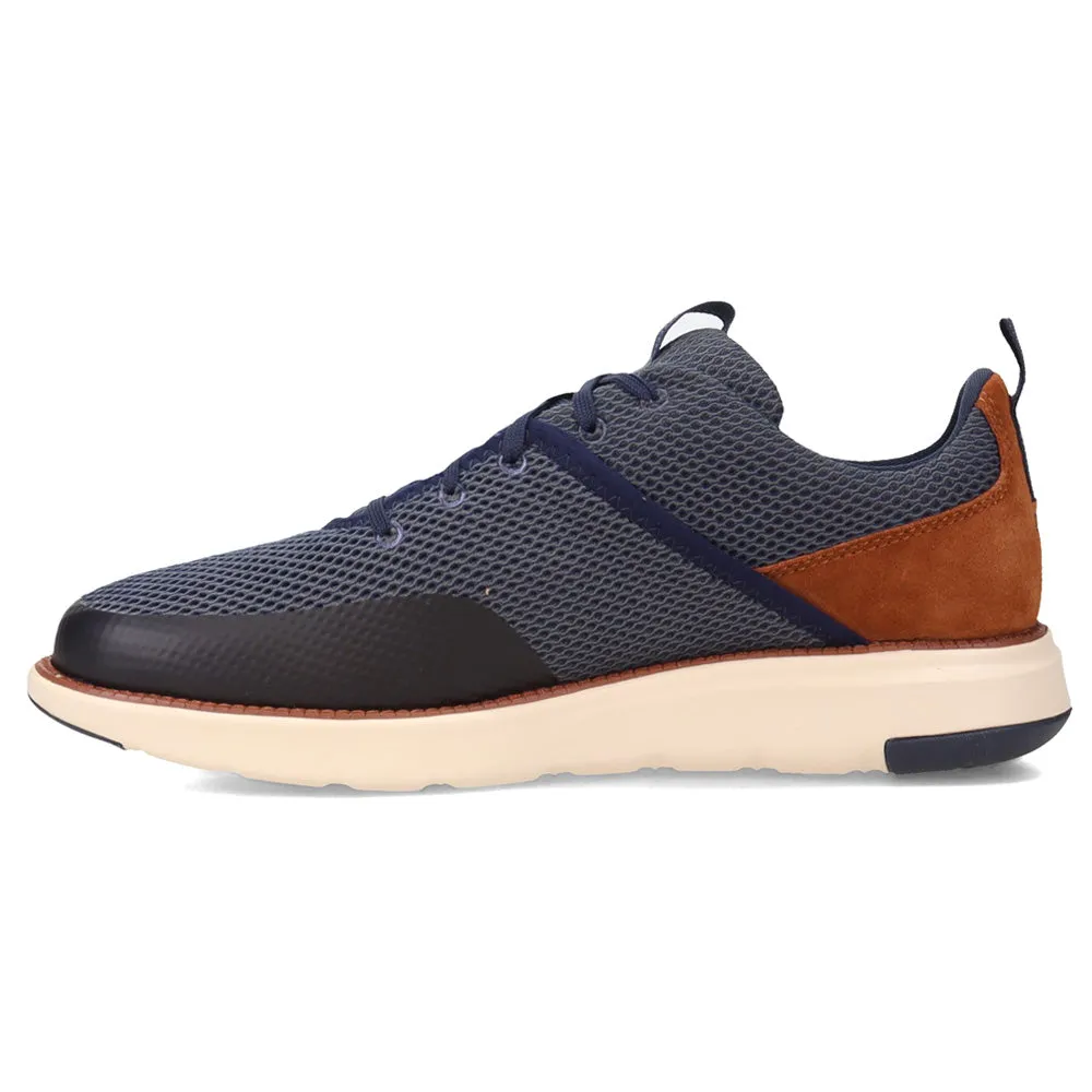 Grand Atlantic Textured Lace Up Sneakers