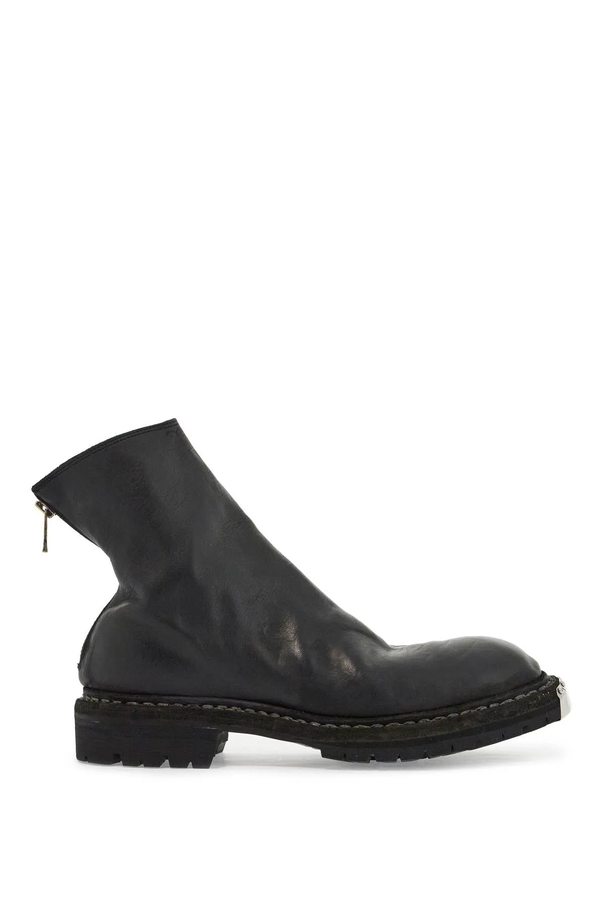 Horse Leather High-Top Boots