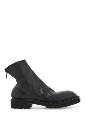 Horse Leather High-Top Boots