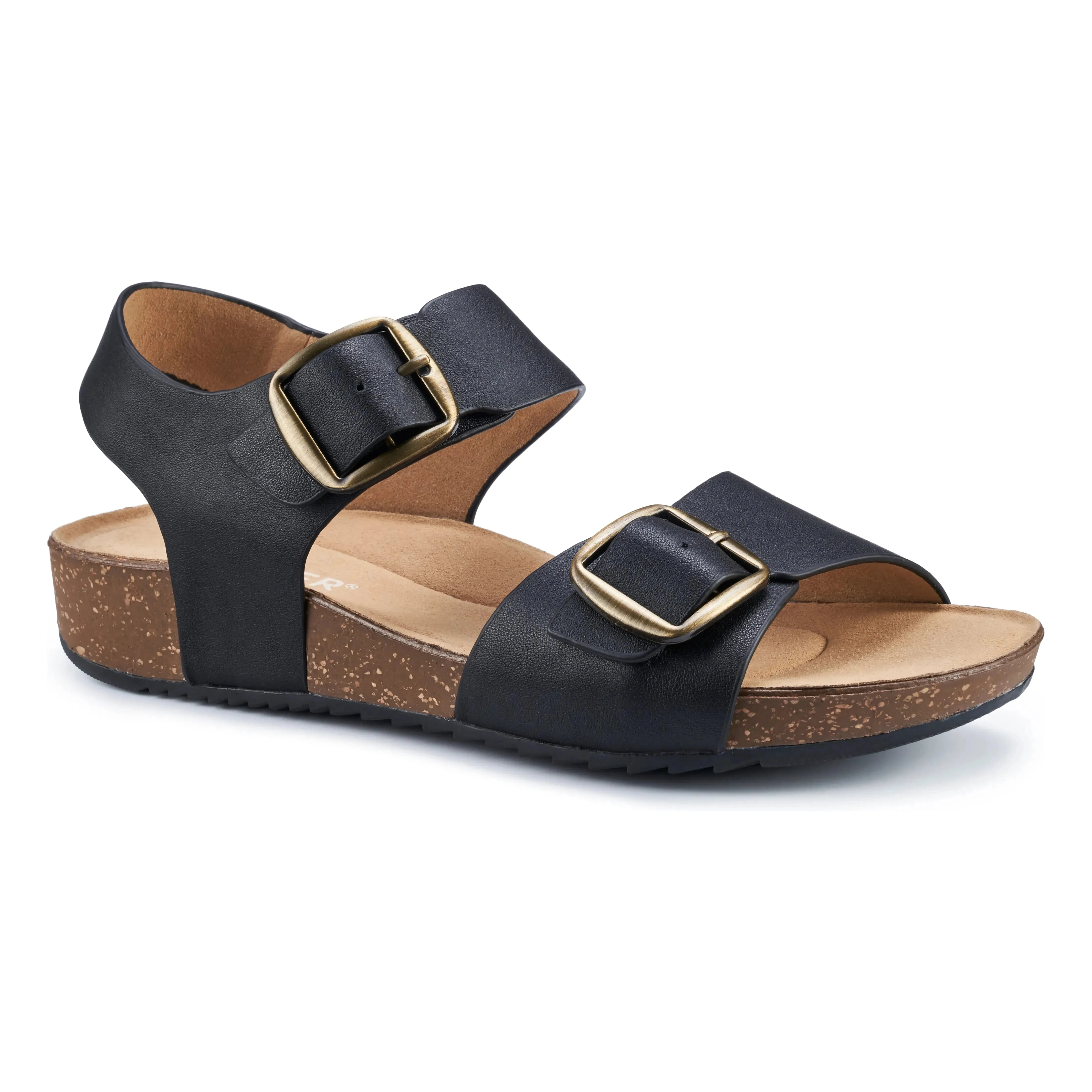 Hotter Tourist BLACK comfort sandal