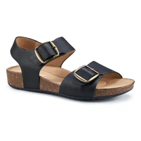 Hotter Tourist BLACK comfort sandal