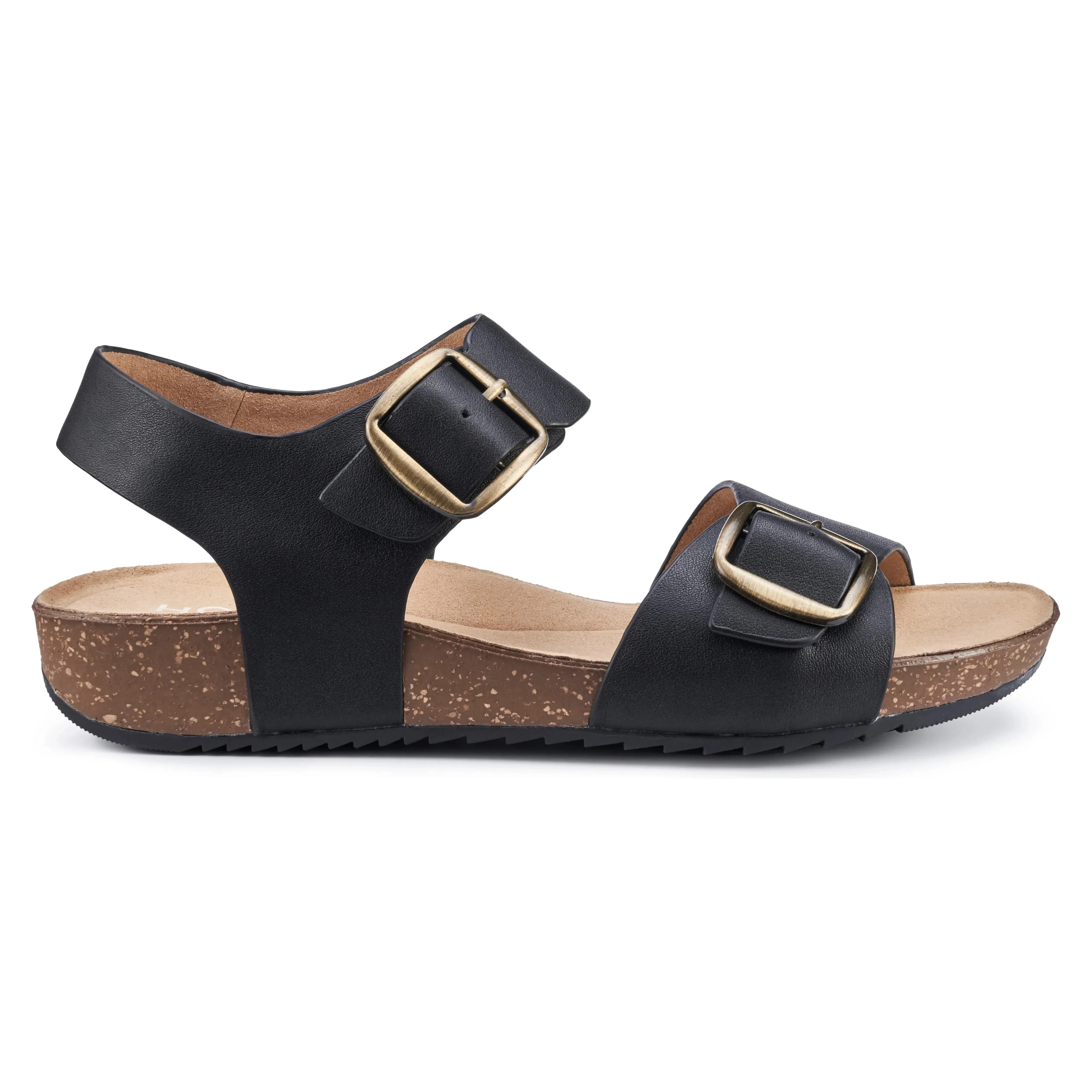 Hotter Tourist BLACK comfort sandal