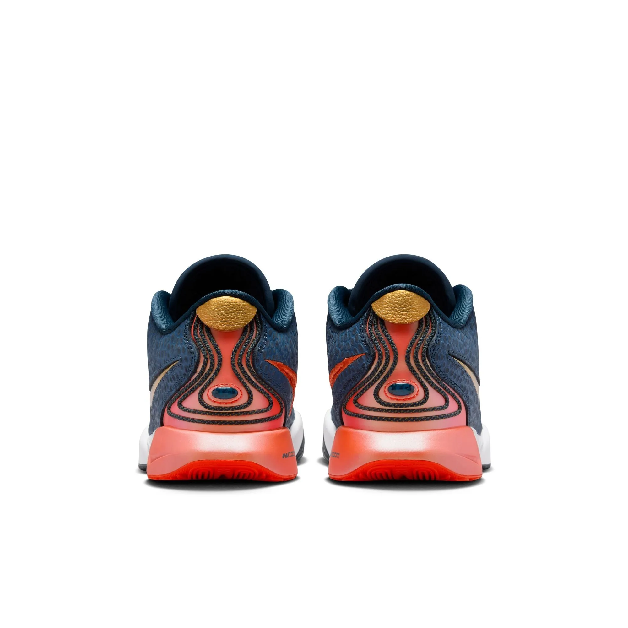 LeBron XXI Big Kids' Basketball Shoes (GS) 'Navy/Gold'