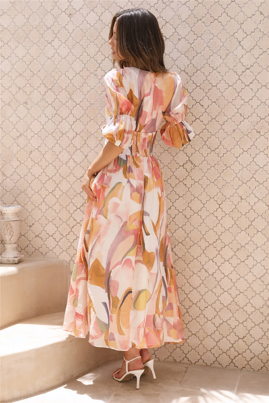 Lovebomb Maxi Dress Pink