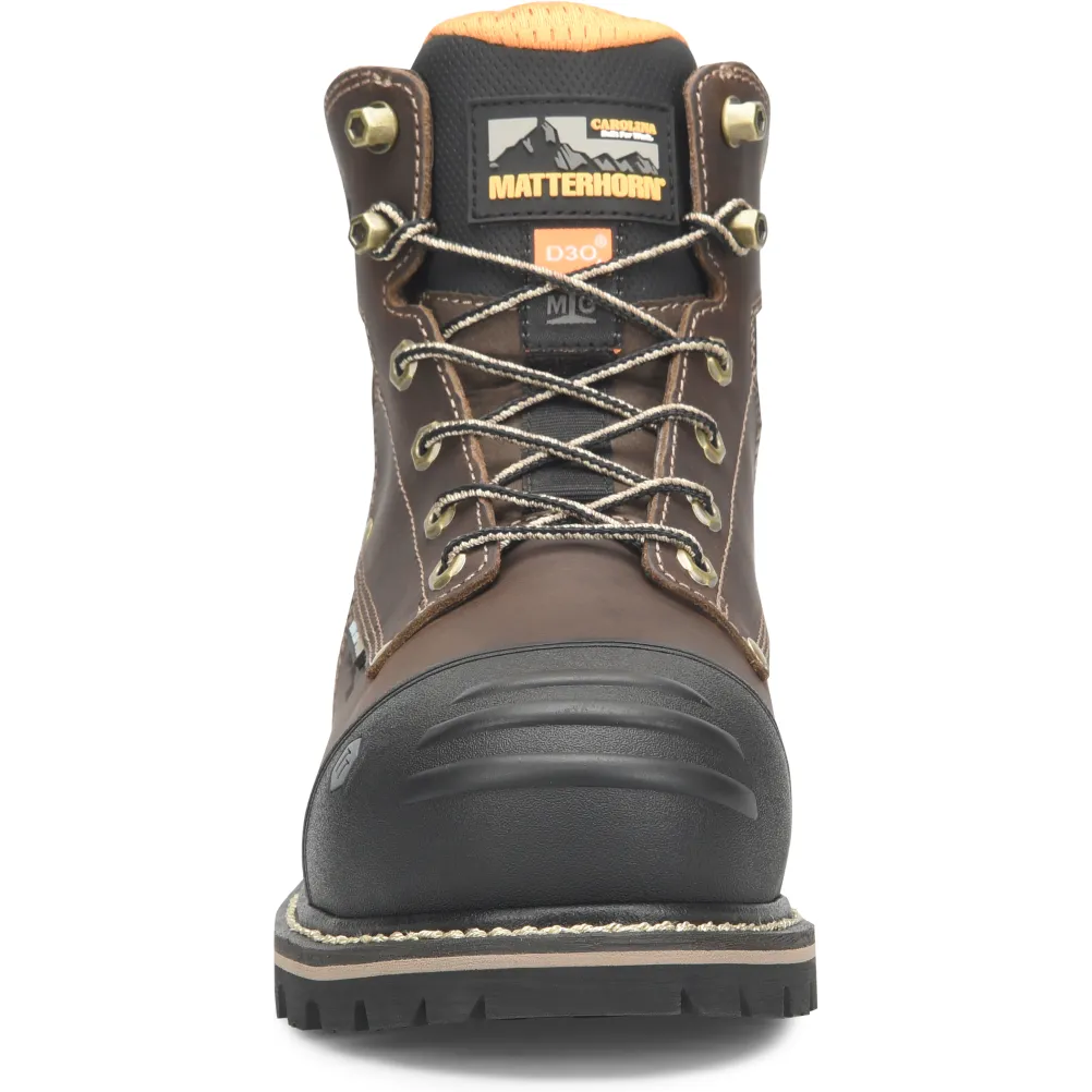 Matterhorn Men's Ibeam 6" Waterproof Composite Toe Metguard Work Boot Brown - MT2546