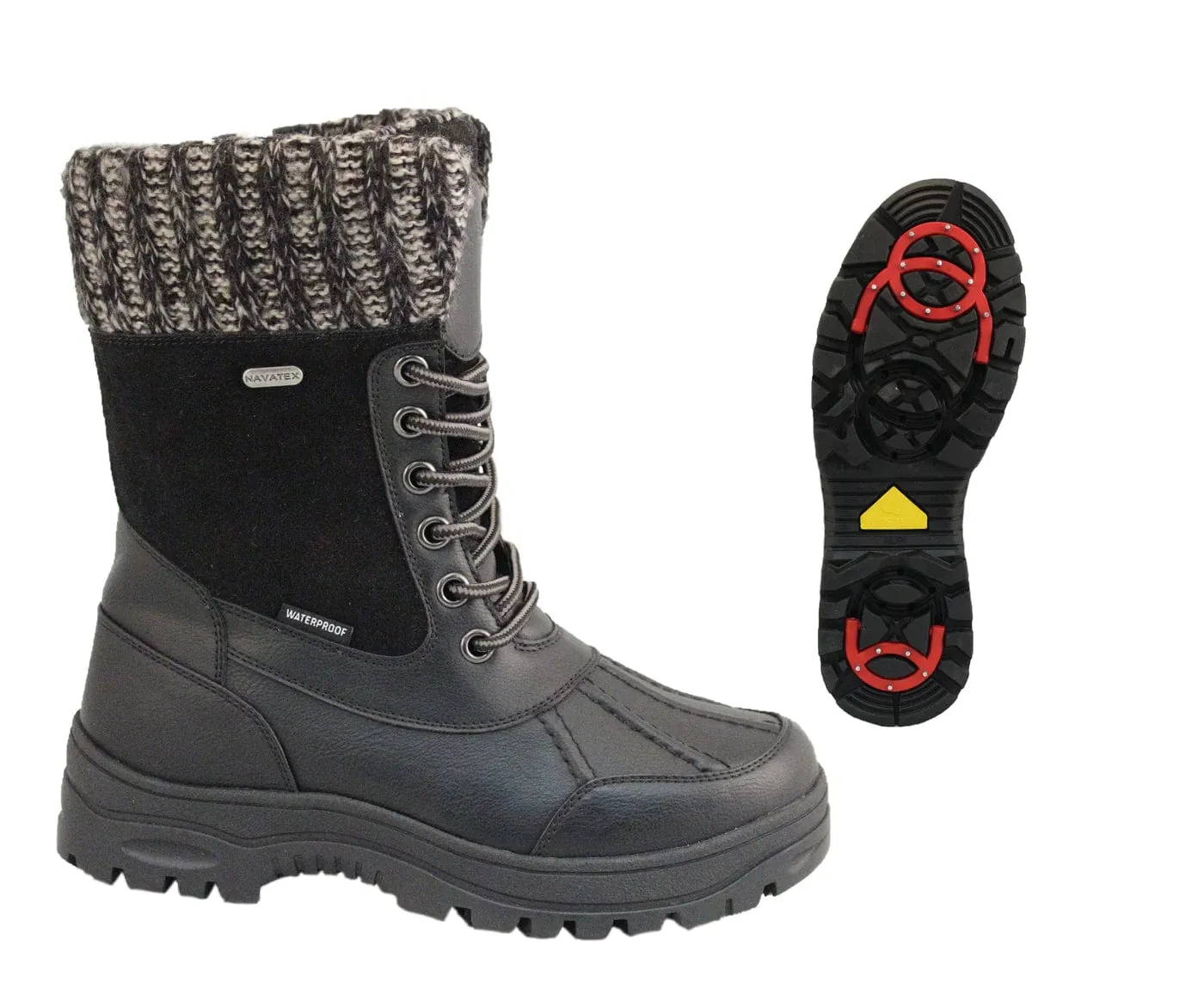 Navatex Women's Waterproof Boots- Black