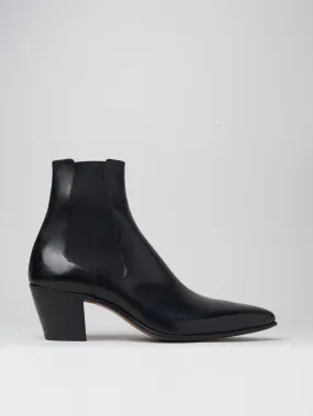 NICO 60MM CHELSEA BOOT IN BLACK CALFSKIN