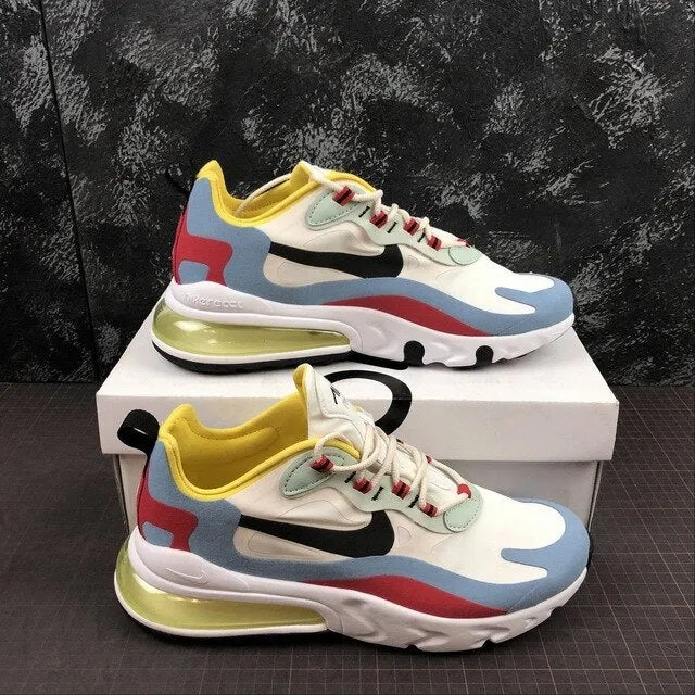 Nike- air max 270 men's running shoes original air cushion breathable comfort brand sport shoes