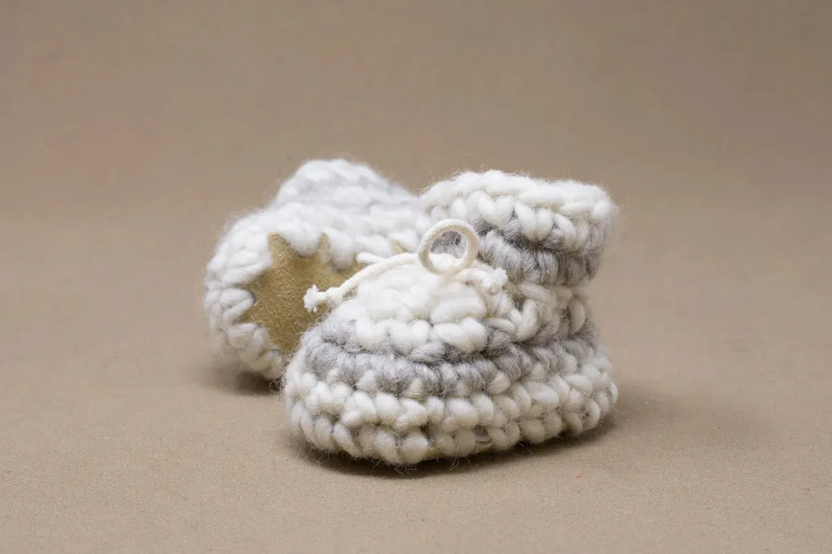 Padraig Knit Slippers (Newborn Sizing)