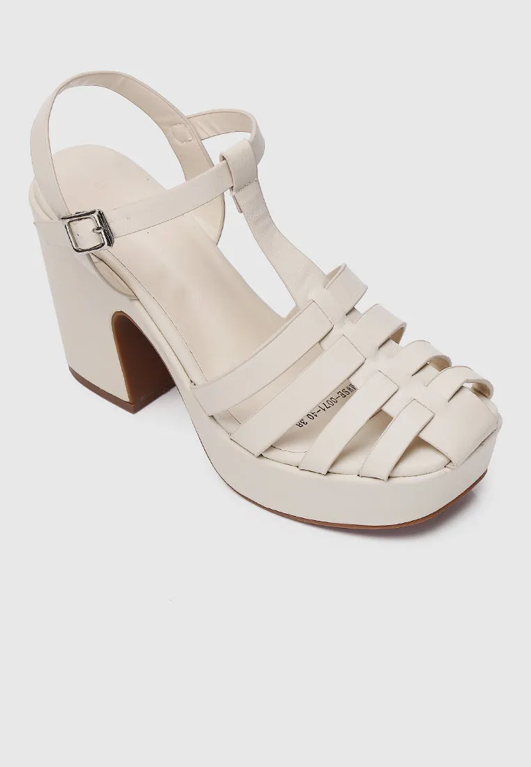 Poppy Platform Sandals (Wheat)