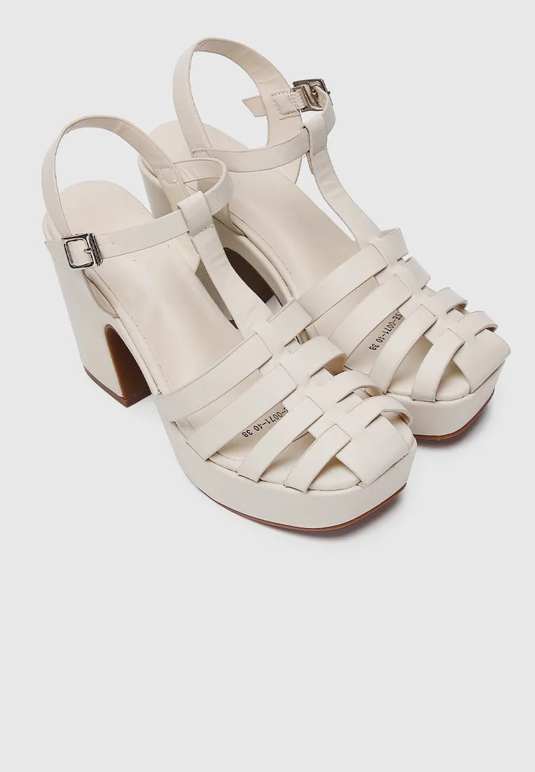 Poppy Platform Sandals (Wheat)