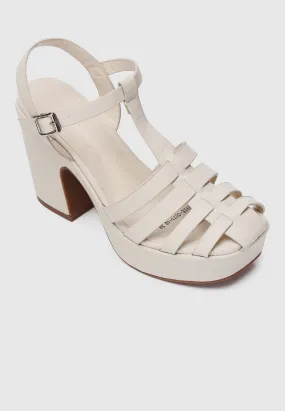 Poppy Platform Sandals (Wheat)