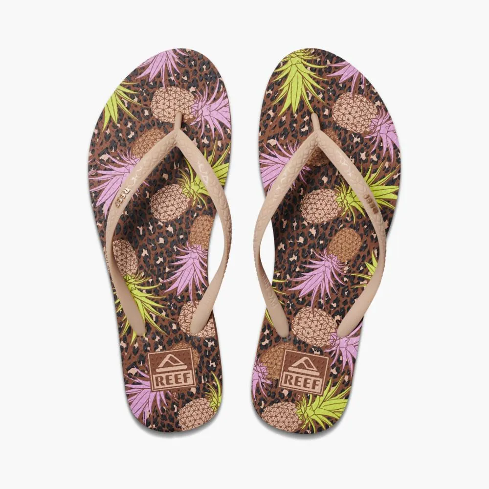 Reef  Women's Reef Seaside Prints Wild Pineapple M