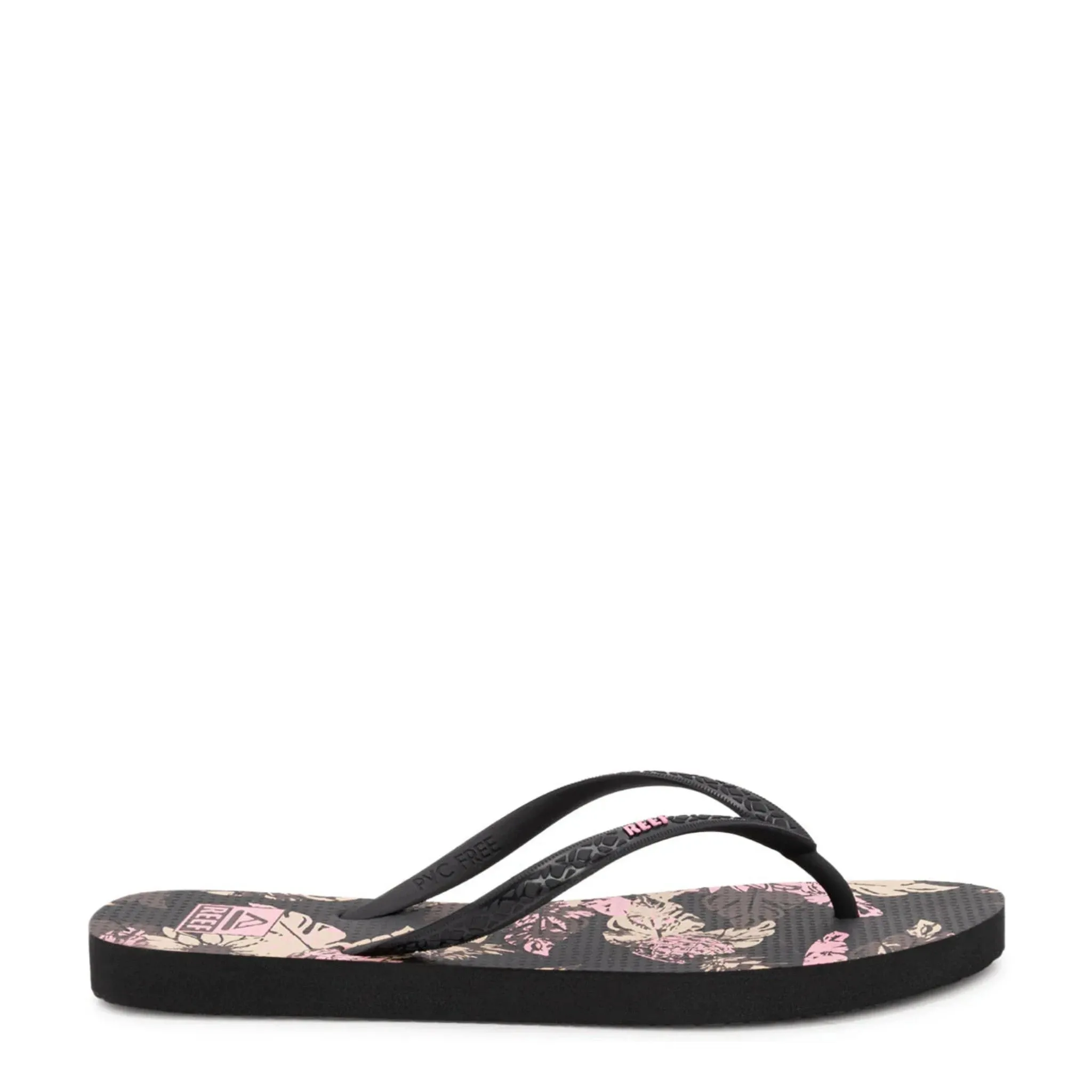 Reef Women's Seaside Prints Thong - Blush/Lotus