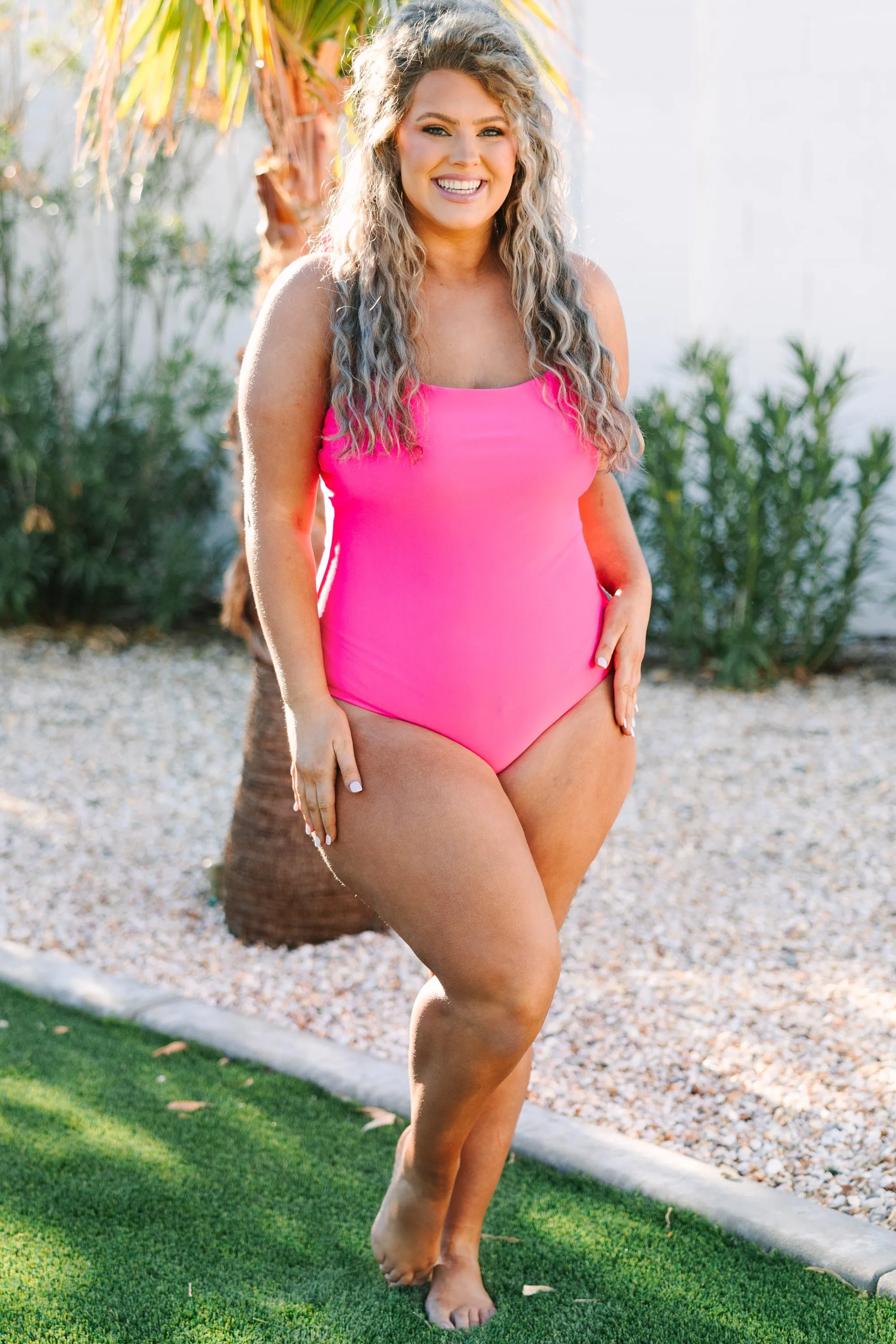 Seaside Sweetheart Swimsuit, Pink