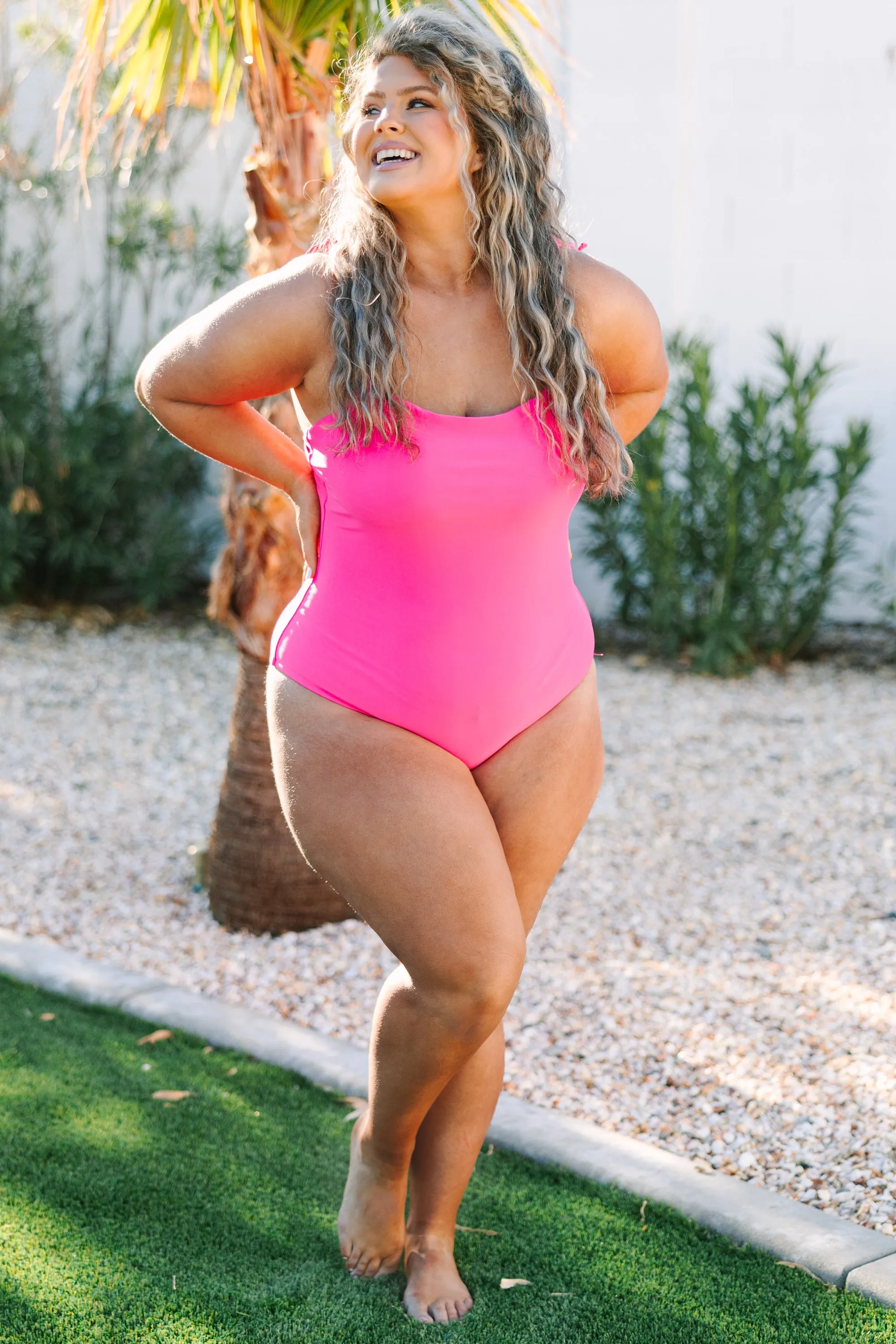 Seaside Sweetheart Swimsuit, Pink