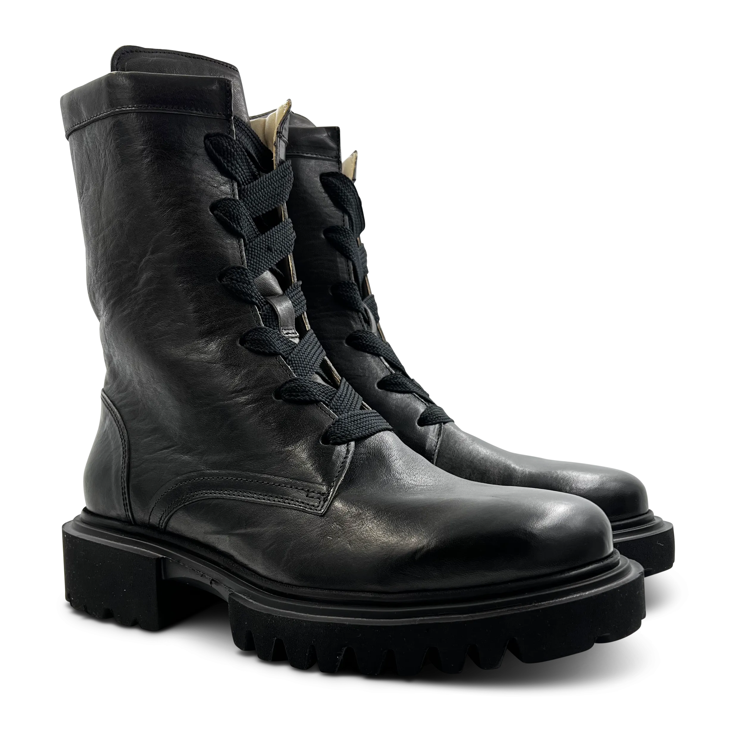 Ted Mid EVA Sole Boot Washed in Black