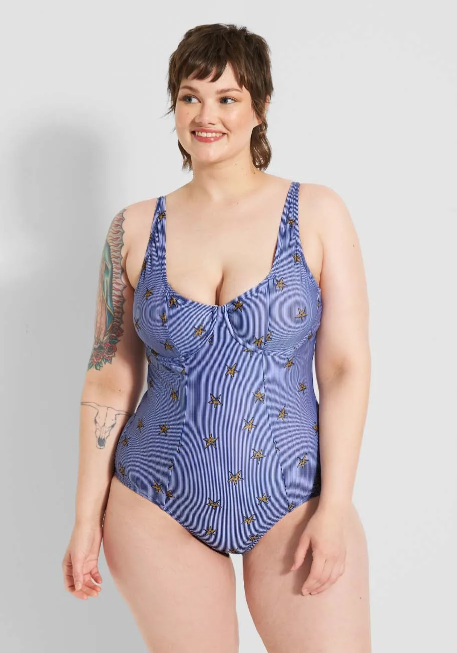 The Brandy Underwire One-Piece Swimsuit