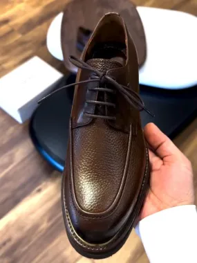 Thick-soled Versatile Low-top Sneakers Cowhide Work Shoes