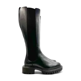 Toby Knee Length EVA Sole Boot in Black