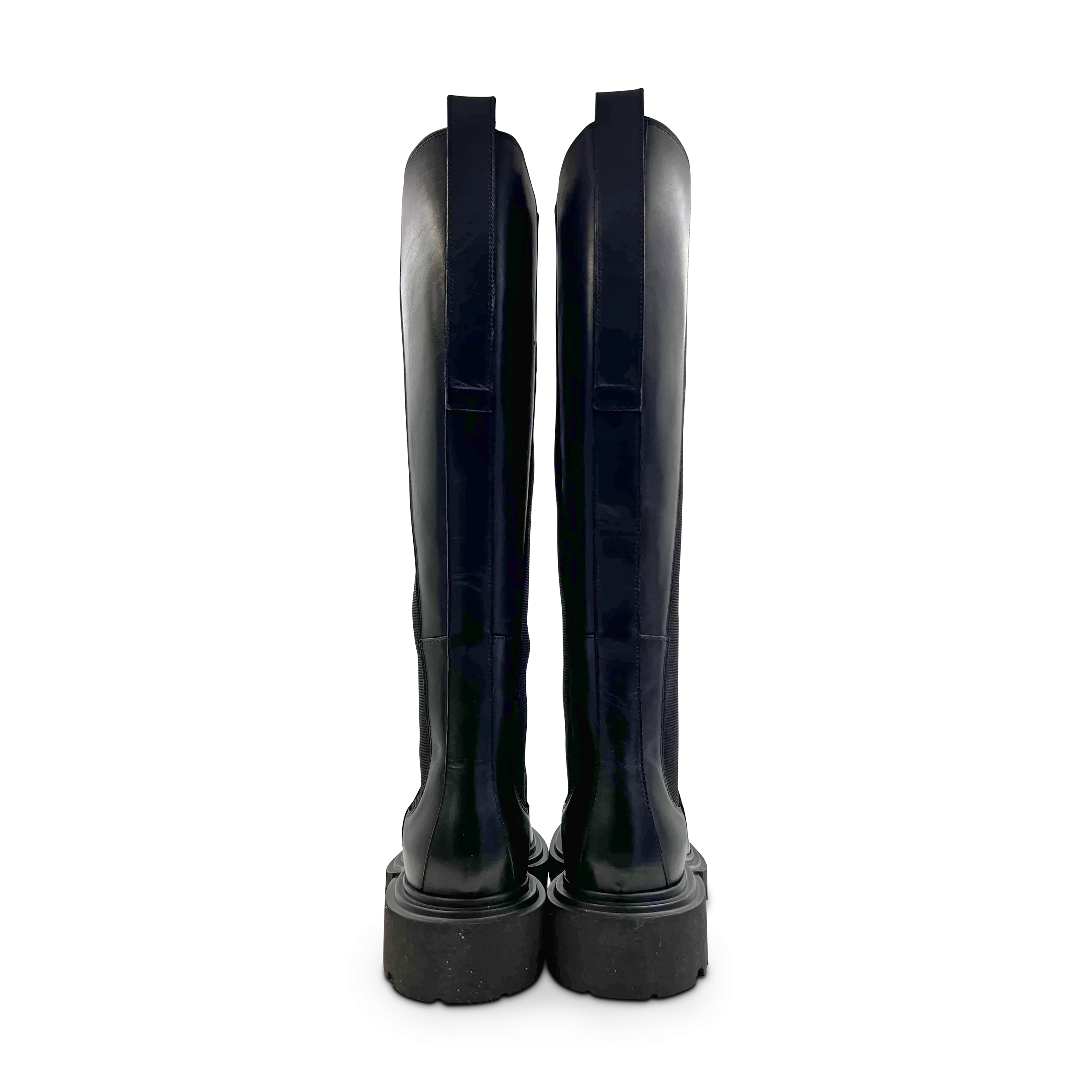Toby Knee Length EVA Sole Boot in Black