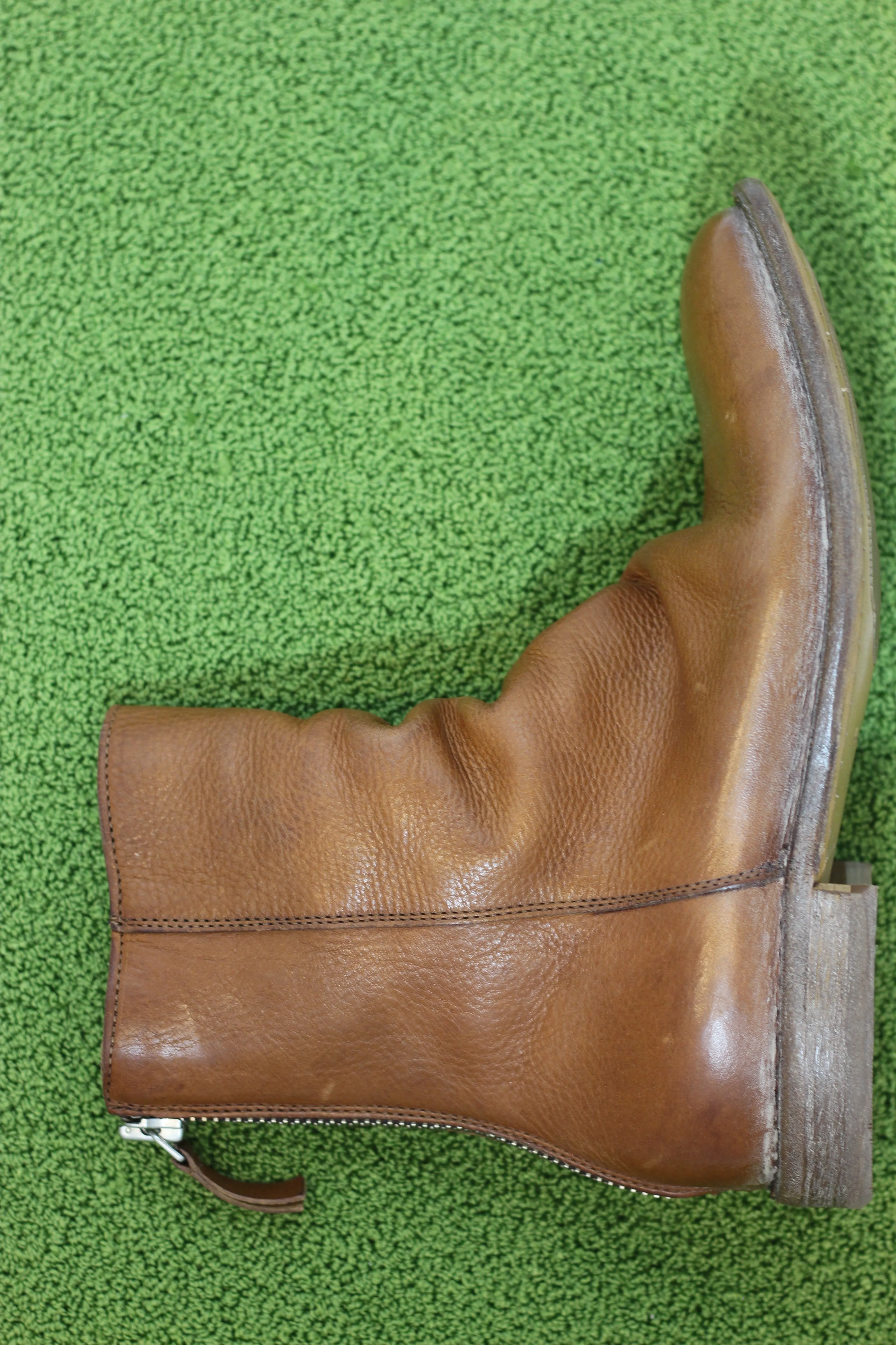Women's 30401C Zip Boot - Rust Calf