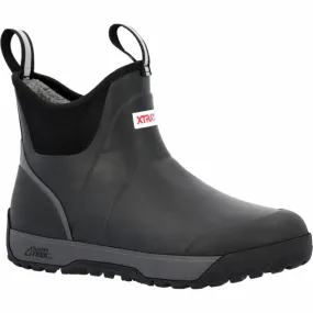 Xtratuf Men's S 6 Adb Ice Rubber Ankle Deck Boot Ice Black M