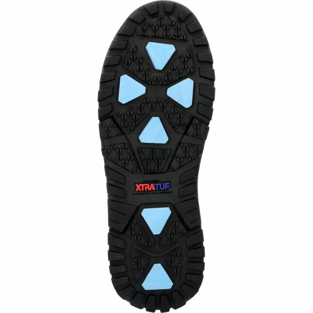 Xtratuf Men's S 6 Adb Ice Rubber Ankle Deck Boot Ice Black M