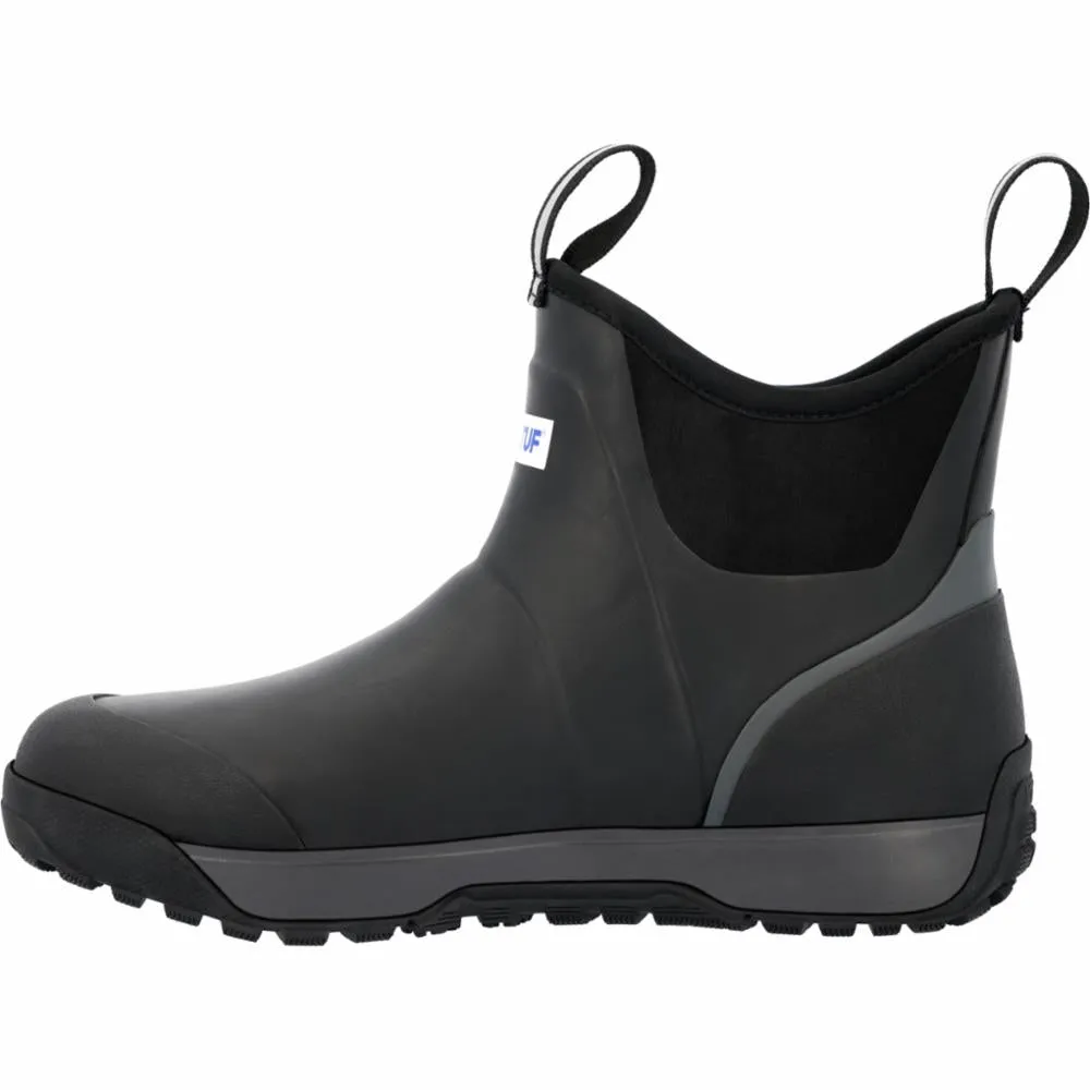 Xtratuf Men's S 6 Adb Ice Rubber Ankle Deck Boot Ice Black M